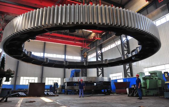 C45 Large Inner Forging Large Ring Gear For Ball Crusher