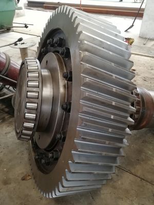 বল গ্রাইন্ডিং মিলের জন্য 40 Cr Forging Steel Helical Gear ব্যাস 560mm